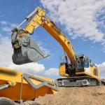 excavadora con motor de hidrógeno